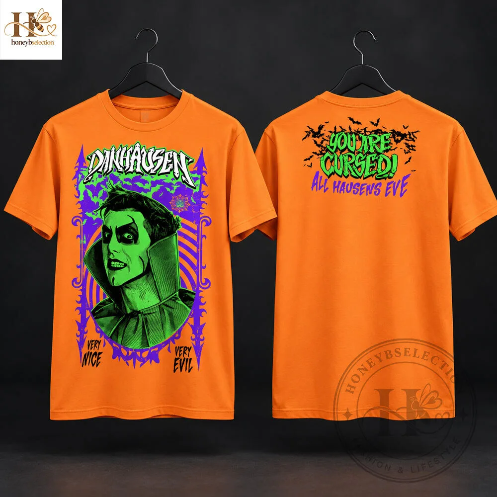 WWE Danhausen You Are Cursed! All Hausens Eve Orange T-Shirt